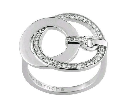 Bague Guy Laroche argent et zirconium - Guy Laroche - Bijouterie TAMARA