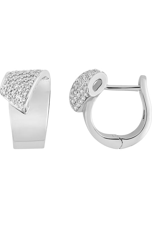 Boucles d'oreille Guy LAROCHE Argent rhodié - Guy Laroche - Bijouterie TAMARA