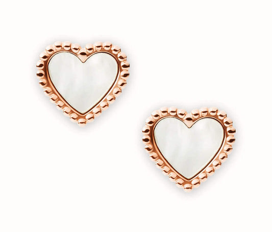 Boucles d'oreilles FOSSIL I Heart You - Fossil - Bijouterie TAMARA