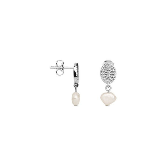 Boucles D'Oreilles Puces SAUNIER Cabestan Argent - Saunier - Bijouterie TAMARA