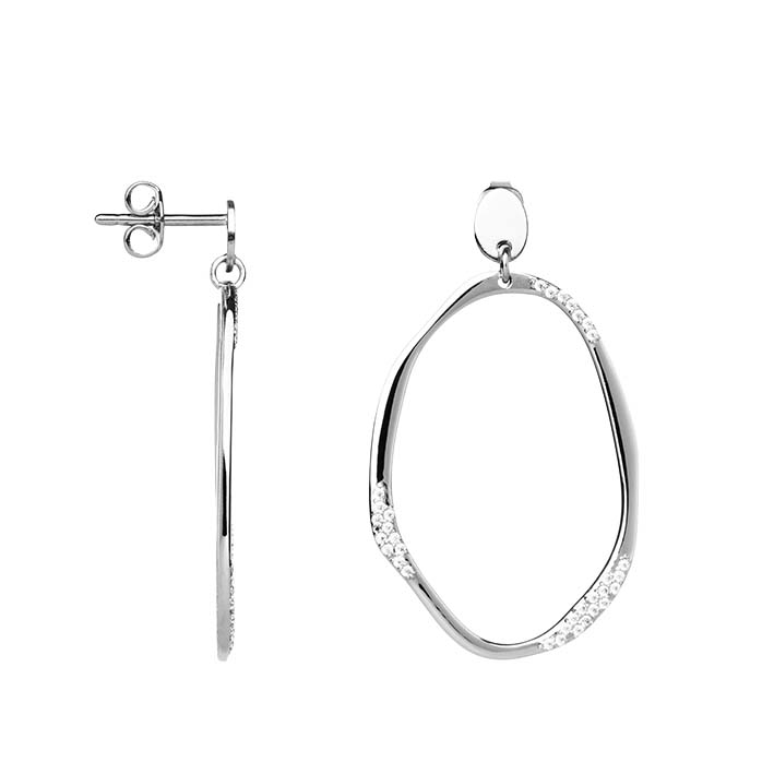 Boucles d'Oreilles SAUNIER Brise Argent - Saunier - Bijouterie TAMARA