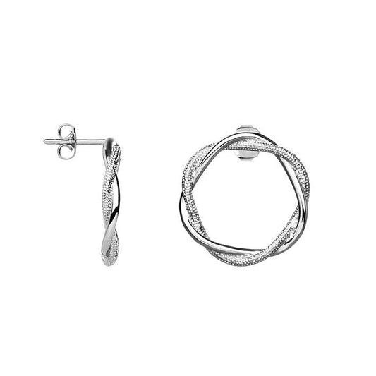 Boucles D'Oreilles SAUNIER Filage Argent - Saunier - Bijouterie TAMARA