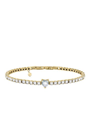 Bracelet Chiara Ferragni First Love plaqué or et Cristaux - Chiara FERRAGNI - Bijouterie TAMARA