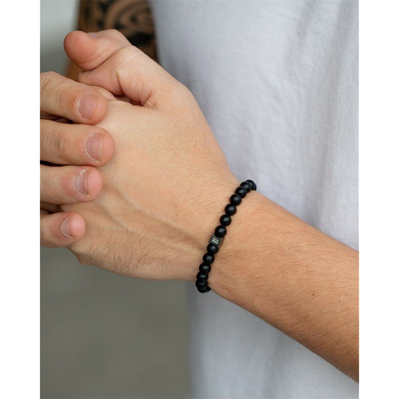 Bracelet Gemini Black Mat 6mm
