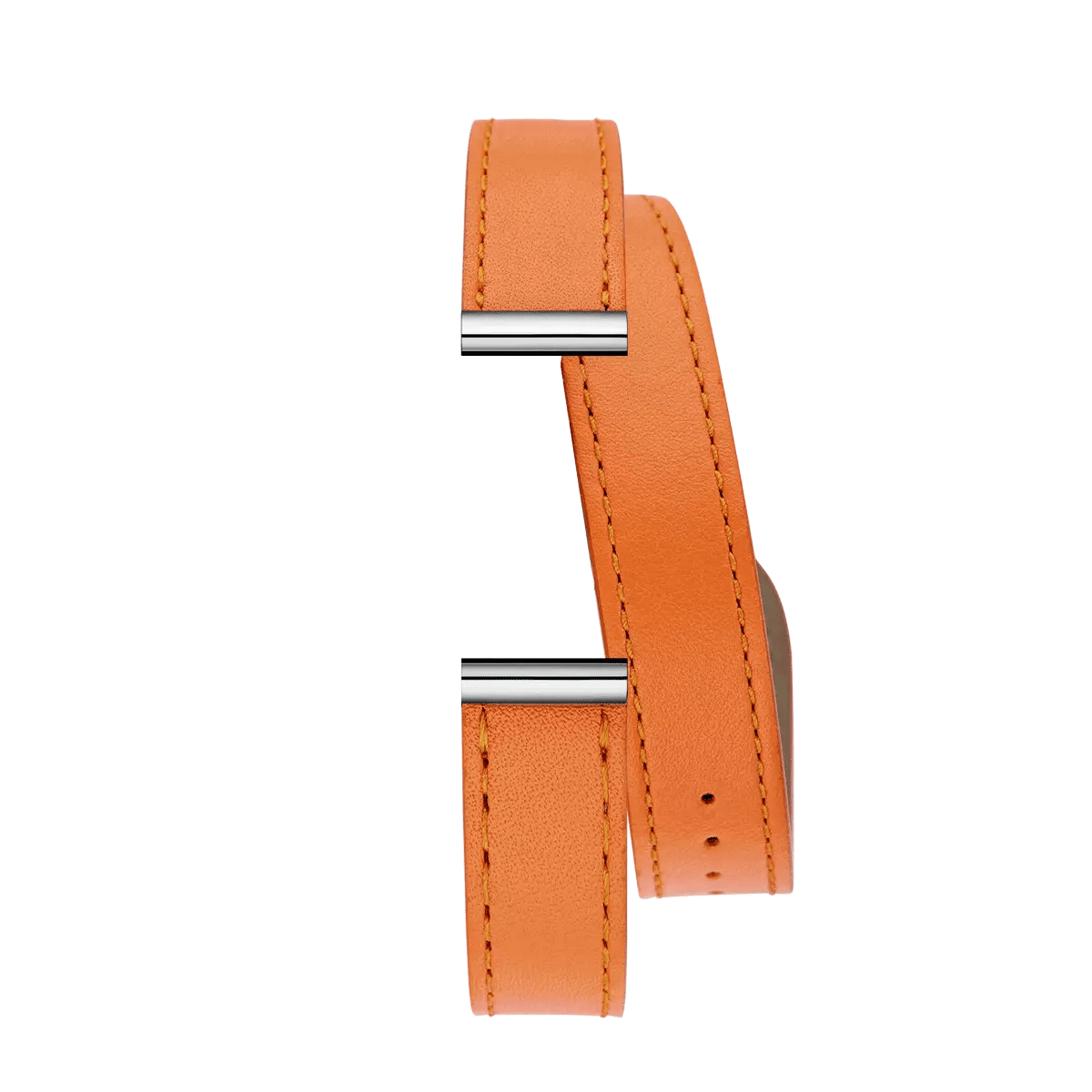 Bracelet HERBELIN Antarès Acier Orange double tour - Michel Herbelin - Bijouterie TAMARA