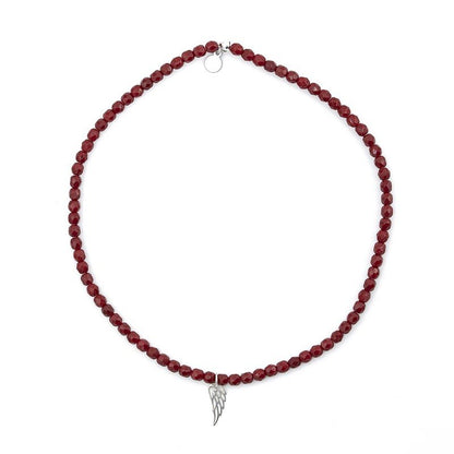 Collier ANGEL Bordeaux - Bracelet 2 tours - Têtes Blondes - Bijouterie TAMARA