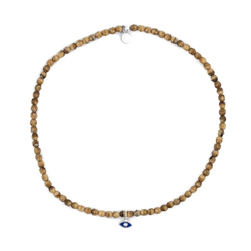 Collier MATAKI Caramel - Bracelet 2 tours - Têtes Blondes - Bijouterie TAMARA