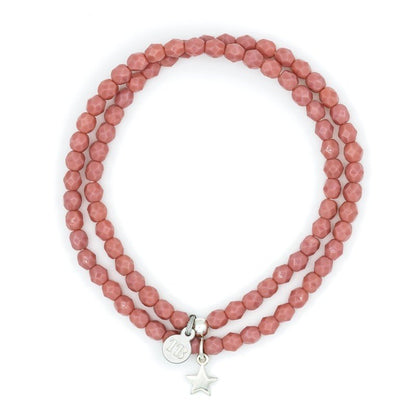 Collier STAR Rose - Bracelet 2 tours - Têtes Blondes - Bijouterie TAMARA