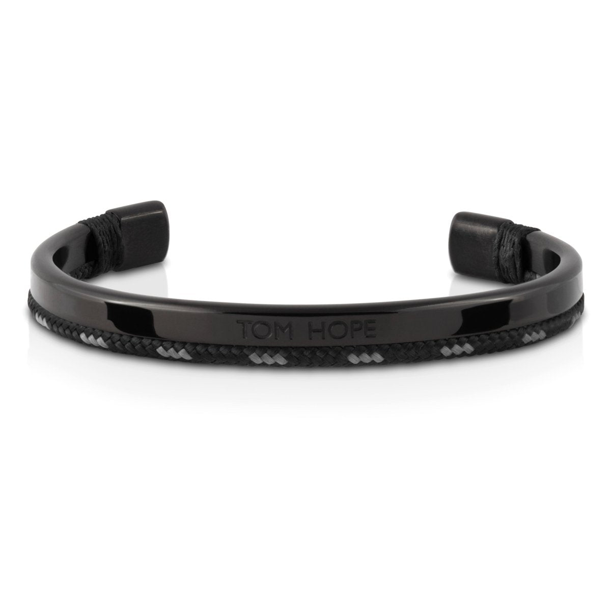 Jonc Tom Hope Hybrid Cuff Triple Black - Tom Hope - Bijouterie TAMARA