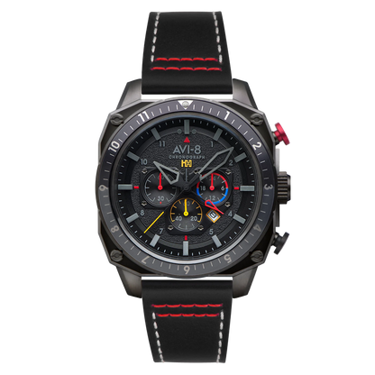 Montre AVI - 8 Hawker Hunter Atlas dual Time Chrono Black OPS - AVI - 8 - Bijouterie TAMARA