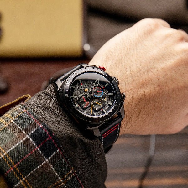 Montre AVI - 8 Hawker Hunter Atlas dual Time Chrono Black OPS - AVI - 8 - Bijouterie TAMARA