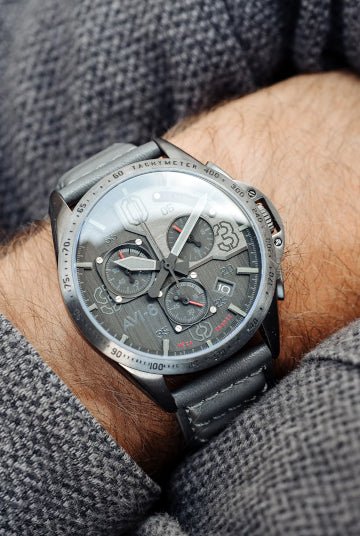 Montre AVI - 8 P - 51 Mustang Chrono - AVI - 8 - Bijouterie TAMARA