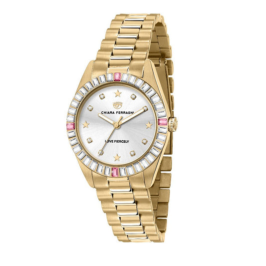 Montre Chiara Ferragni Everyday dorée cadran argent - Chiara FERRAGNI - Bijouterie TAMARA