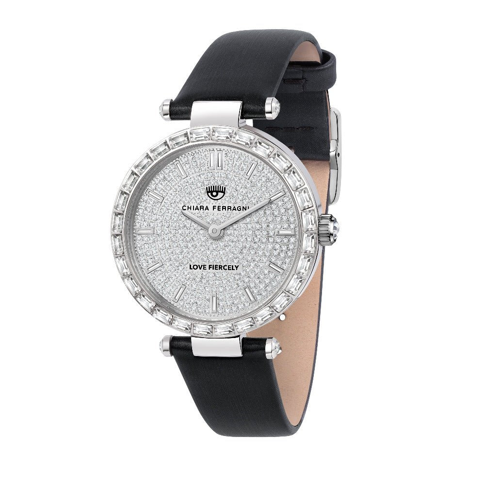 Montre Chiara Ferragni Lady Like cuir noir - Chiara FERRAGNI - Bijouterie TAMARA