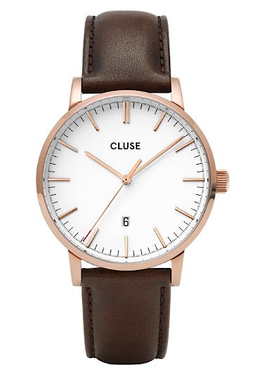 Montre CLUSE Aravis Cuir Marron - Cluse - Bijouterie TAMARA