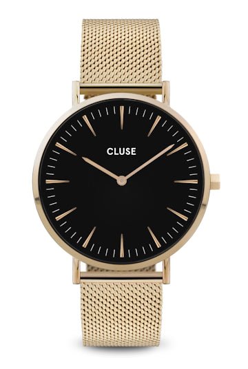 Montre CLUSE Boho Chic Dorée Noire - Cluse - Bijouterie TAMARA