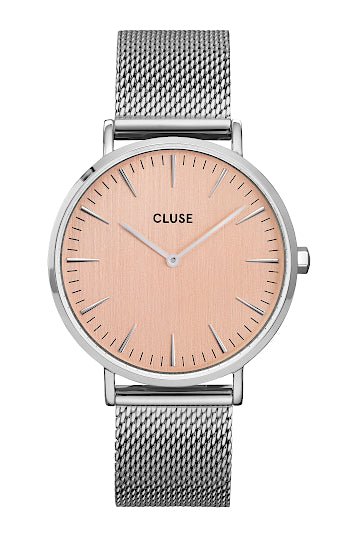 Montre CLUSE Boho Chic Mesh Acier rose - Cluse - Bijouterie TAMARA