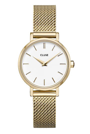 Montre CLUSE Boho Chic Petite Dorée Blanc - Cluse - Bijouterie TAMARA