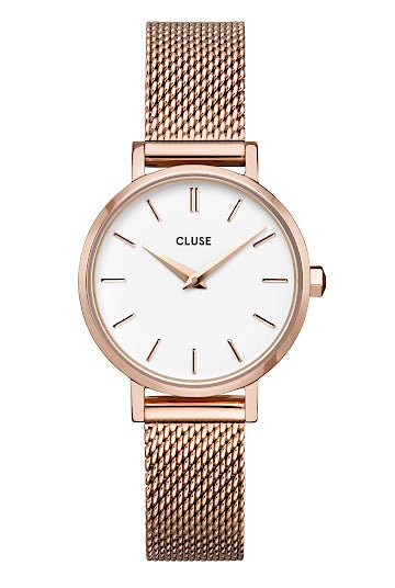 Montre CLUSE Boho Chic Petite Rose Dorée Blanc - Cluse - Bijouterie TAMARA