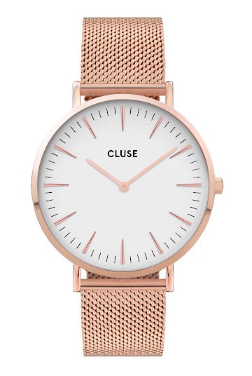 Montre CLUSE Boho Chic Rose Dorée Blanc - Cluse - Bijouterie TAMARA