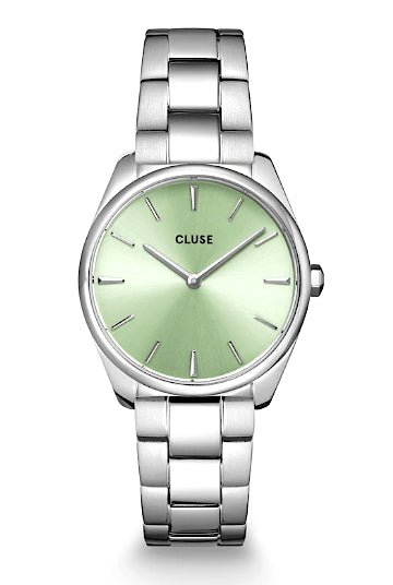 Montre CLUSE Féroce Petite Acier Vert - Cluse - Bijouterie TAMARA