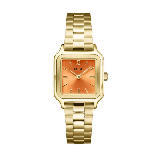 Montre CLUSE Gracieuse Petite Dorée Orange - Cluse - Bijouterie TAMARA