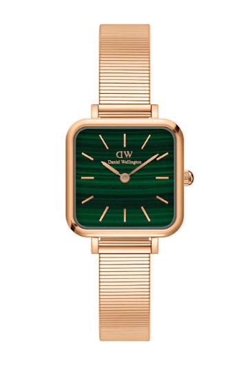 Montre Daniel WELLINGTON Quadro Studio Melrose Vert - Daniel Wellington - Bijouterie TAMARA