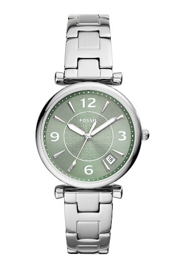 Montre FOSSIL Carlie Acier Vert - Fossil - Bijouterie TAMARA