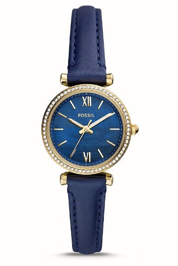 Montre FOSSIL Carlie Mini bleu marine ES5017 - Fossil - Bijouterie TAMARA