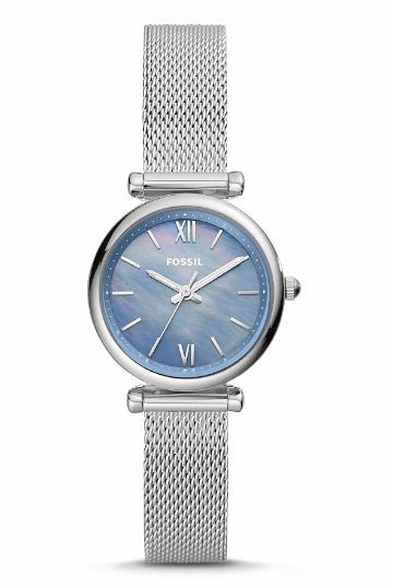 Montre FOSSIL Carlie Mini Mesh bleu ES5083 - Fossil - Bijouterie TAMARA