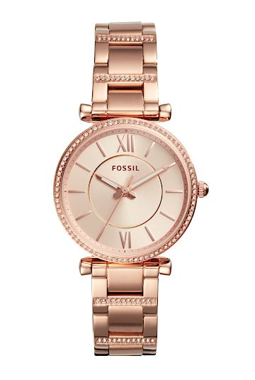 Montre FOSSIL Carlie Rose dorée - Fossil - Bijouterie TAMARA