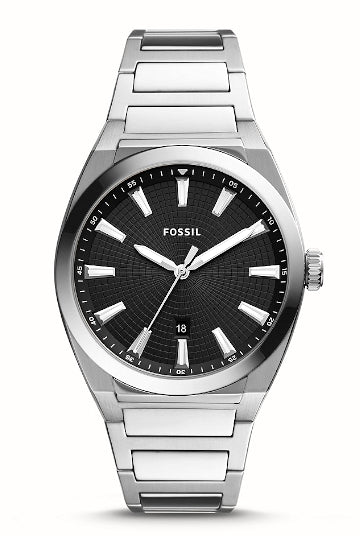 Montre FOSSIL Everett noire - Fossil - Bijouterie TAMARA