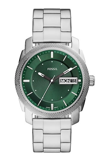 Montre FOSSIL Machine Acier Vert - Fossil - Bijouterie TAMARA