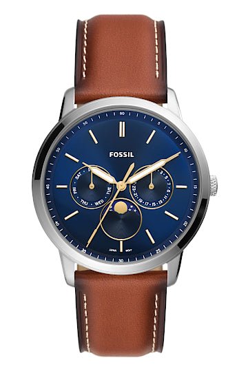 Montre FOSSIL Neutra Multifonction Phase de Lune cuir brun - Fossil - Bijouterie TAMARA