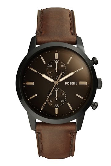 Montre FOSSIL Townsman Chrono marron - Fossil - Bijouterie TAMARA