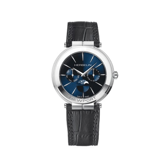 Montre HERBELIN Newport Slim Phase de Lune - Michel Herbelin - Bijouterie TAMARA