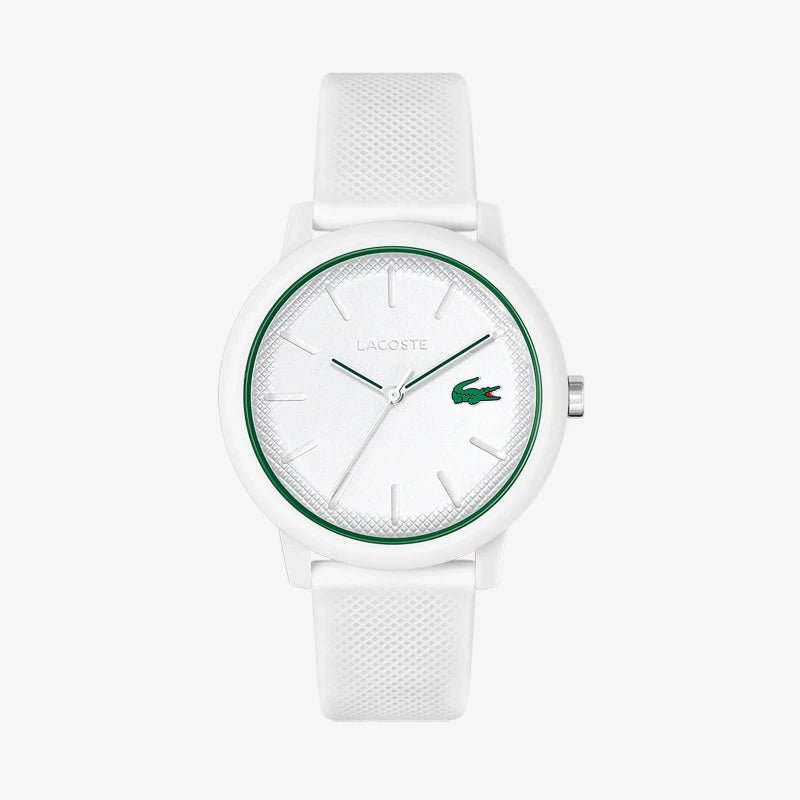 Montre LACOSTE 12.12 homme blanc - Lacoste - Bijouterie TAMARA