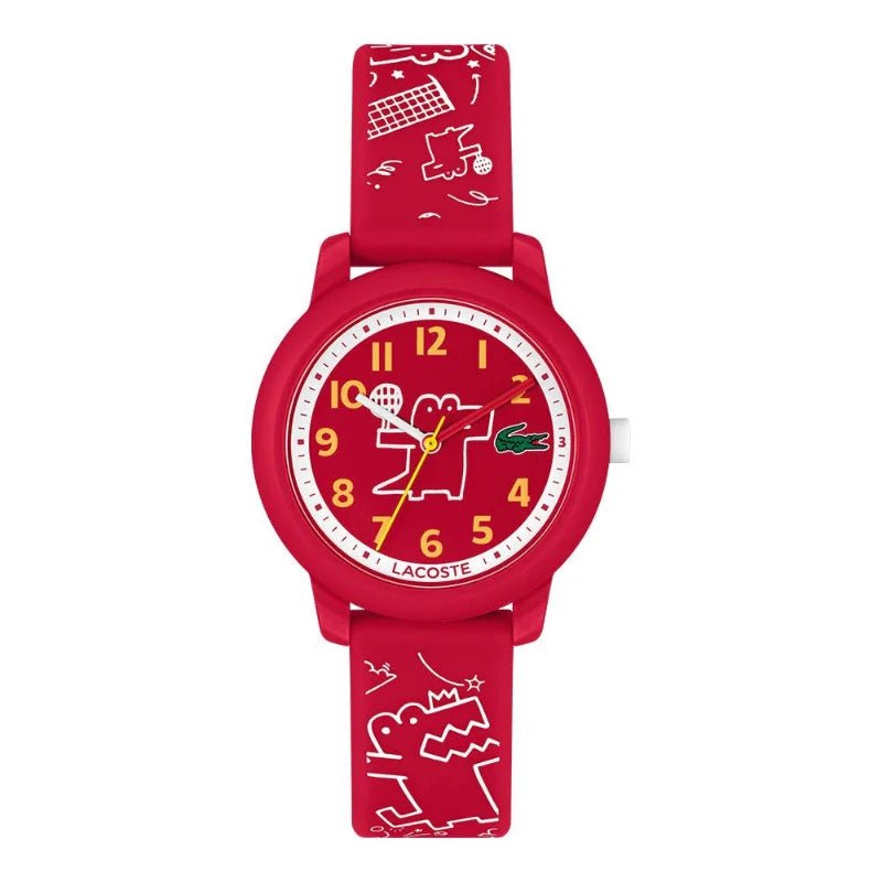 Montre LACOSTE 12.12 Kids rouge - Lacoste - Bijouterie TAMARA