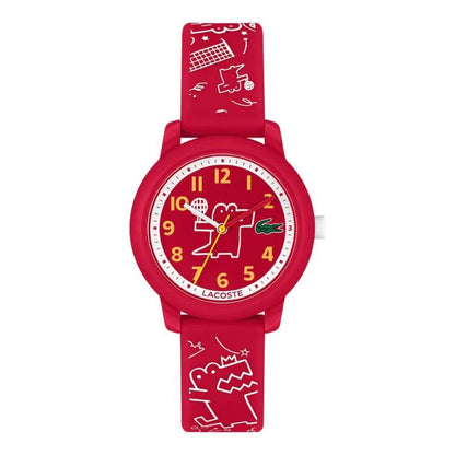 Montre LACOSTE 12.12 Kids rouge - Lacoste - Bijouterie TAMARA