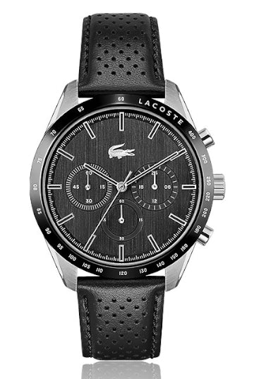 Montre LACOSTE BOSTON noire - Lacoste - Bijouterie TAMARA