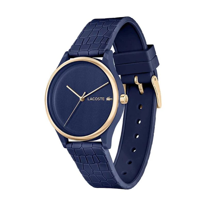 Montre LACOSTE Crocodelle femme silicone bleu - Lacoste - Bijouterie TAMARA