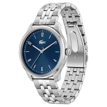 Montre LACOSTE Lisbon homme acier bleu - Lacoste - Bijouterie TAMARA