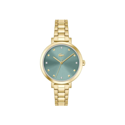 Montre LACOSTE Riga femme doré vert - Lacoste - Bijouterie TAMARA