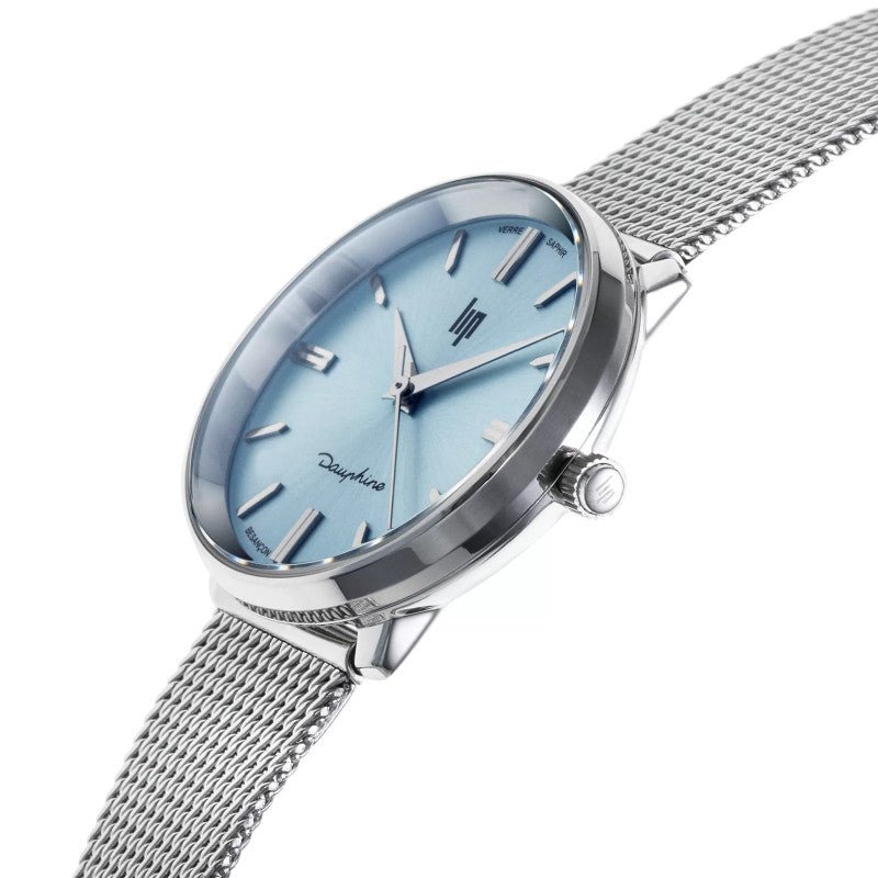 Montre LIP Dauphine Acier bleu ciel 29mm - LIP - Bijouterie TAMARA