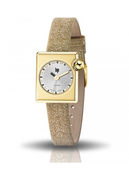 Montre LIP Mach 2000 Mini Square Dorée - LIP - Bijouterie TAMARA