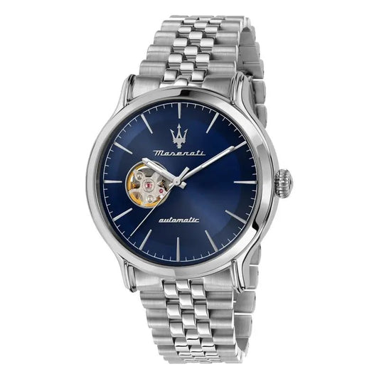 Montre Maserati Epoca Automatique acier bleue - Maserati - Bijouterie TAMARA