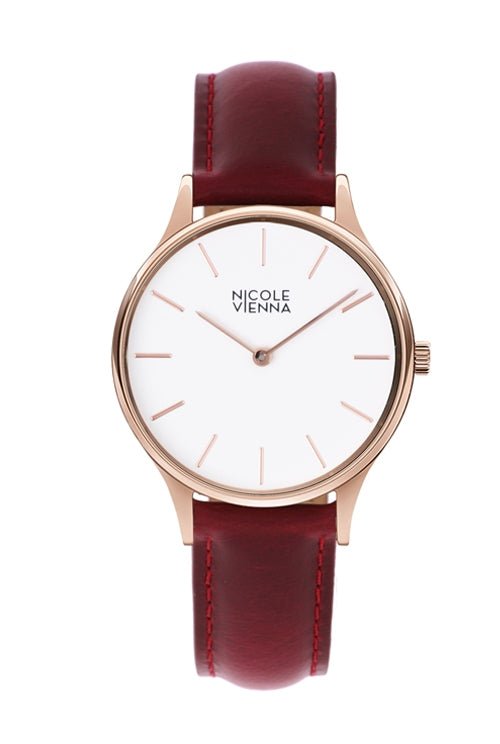 Montre Nicole VIENNA Endless Red Rose Gold NV00100032 - Nicole Vienna - Bijouterie TAMARA