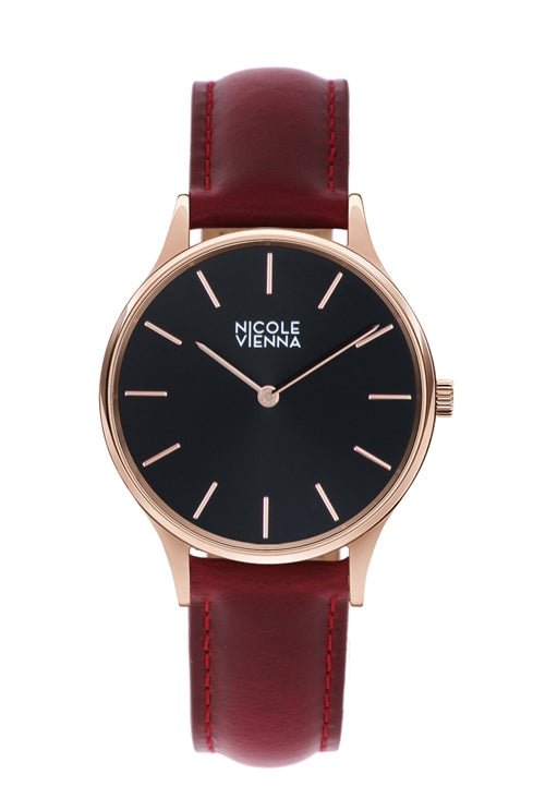 Montre Nicole VIENNA Endless Red Rose Gold NV00100041 - Nicole Vienna - Bijouterie TAMARA