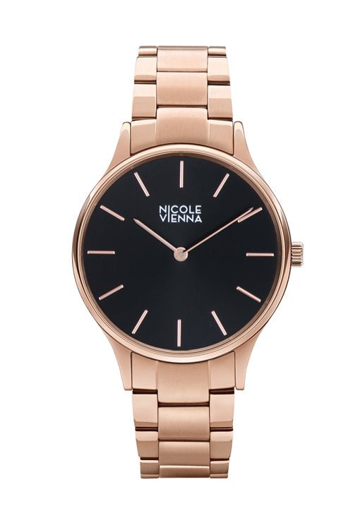 Montre Nicole VIENNA Link Rose Gold NV00100037 - Nicole Vienna - Bijouterie TAMARA