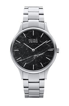 Montre Nicole VIENNA Link Soir Silver NV00100012 - Nicole Vienna - Bijouterie TAMARA